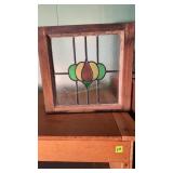 Antique Stained Glass Window Pane