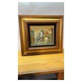 Oil Painting by P Rambert. 16 x 18 Framed Size