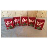 Velvet Tin Pipe & Cigarette Tobacco Tins