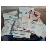 Hand Embroidered Dresser Scarves & More