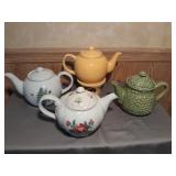 Tea Pots. One has Chip on Lid.