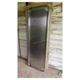 Stainless table top (70.5in x 25in), plywood top