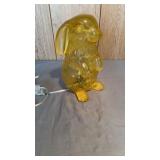 Plastic Rabbit Light. 10 In Tall