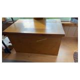 Wooden Chest. 33.5 x 21 x 19
