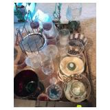 Candle Holders. Glass & Ceramic