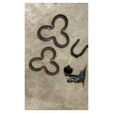 Cast Iron Bell & Horse Shoe Art