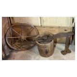 Cast Wheel, Ice Cream Bucket & Shoe Lasts