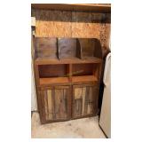 Wooden Shelving & Storage Cabinet