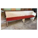 Church pew, 86in long