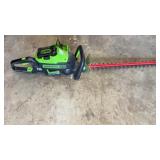 GreenWorks Pro hedge trimmer, 24in , HT60L211,