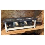 Vintage 3 Burner Kerosene Stove w / glass