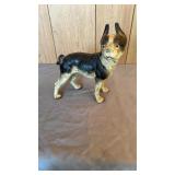 Cast Iron Dog Bank. 10 In Tall