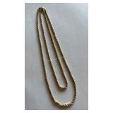 14K Gold Chain.   8.34 grams