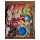Vintage Dolls & Toy Dishes