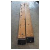 Wooden loading ramps, 2'x8'x65 inches lomg