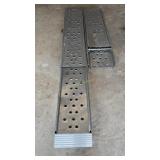 Aluminum folding ramps, 1000lbs max capacity
