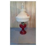 Aladdin Lincoln Drape Oil Lamp / Glass Shade