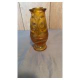 Viking Glass Owl Fairy Lamp. 7.5 In Tall