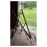 Push garden cultivator w/lg wheel & Precision