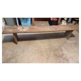 Wooden Bench 7ft long