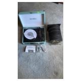 Modern Victrola Record Player & Records