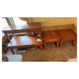 2 Coffee Tables with Drawers. 2 End Tables