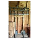 Metal coat rack, 76in h x 48in w