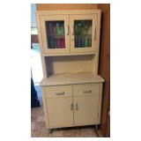 Metal Cabinet With Glass In Doors