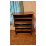 Small Handmade Wooden Bookcase. 31H x 25W x 13D