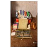 Box of Religious Books, Bibles & Last Supper