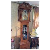 Emperor Grandfather Clock. Works 82 In Tall