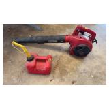 Craftsman blower & plastic 1gal gas container
