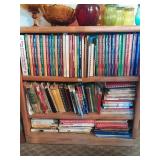3 Shelves of Cook Books. SHELVING NOT