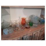 Glass Dishes, Vases, Stemware, More