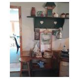 Wall Shelf, Calendar Holder, Lamp & other decor