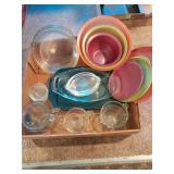 Pyrex Measuring Cups, Pie Pans, Casserole Dishes