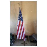 American Flag & Stand