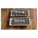 Vintage Aluminum Ice Cube Trays