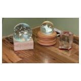3-D Laser Edged Crystal Glass Cat & others