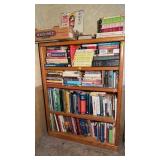 5 Shelves of Books. Old Farmers Almanac,