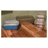 Pyrex & Other Refrigerator Dishes. Biggest 9 In