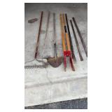 Lawn and garden tools, digging irons