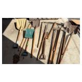 Lawn and garden long handled tools