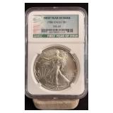 1986 MS69 Silver Eagle Dollar NGC Graded