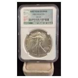 1986 MS69 Silver Eagle Dollar NGC Graded