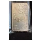 10 Troy ounce .999 pure fine silver ingot bar