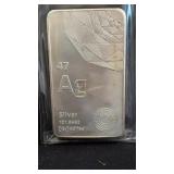 10 Troy ounce .999 pure fine silver ingot bar