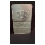 10 Troy ounce .999 pure fine silver ingot bar