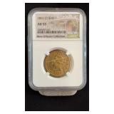 1851 O Liberty Head $19 Gold Eagle Coin