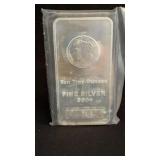 10 Troy ounce 999+ pure fine silver ingot bar